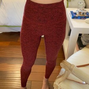Red leggings